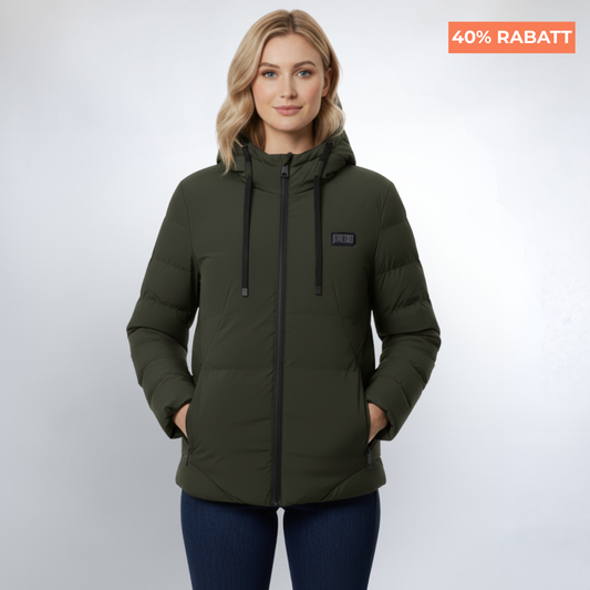 Beheizbare Winterjacke Frau Grün