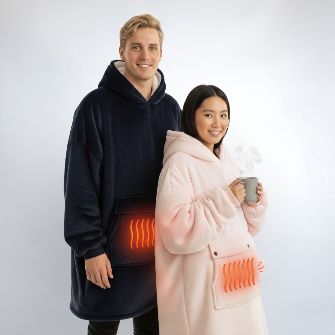 Übergroßer beheizbarer Hoody